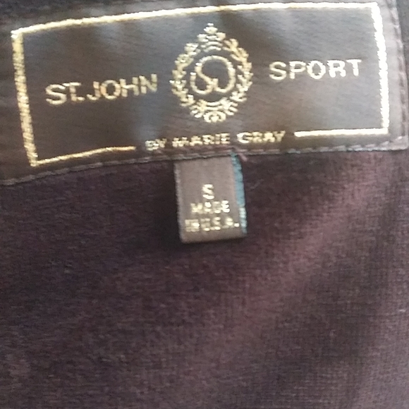 St John Sport - Brown Velour Hooded Jogging Track Suit. Small - Picture 7 of 7